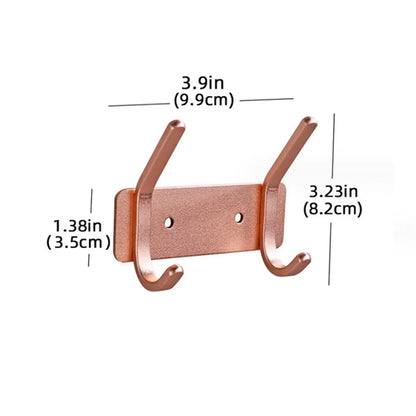 LuxeHook™ Rose Gold Wall Hooks – Sleek Storage, Effortless Style